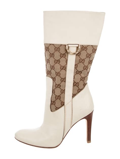 gucci mangum boot on|gucci high heel boots.